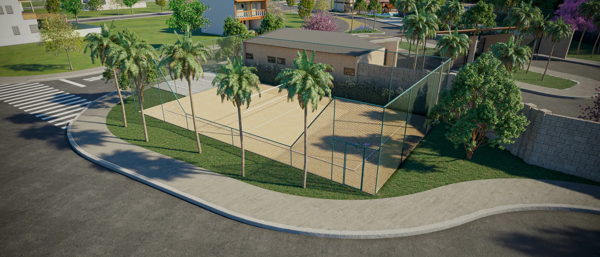 Quadra de Beach Tennis